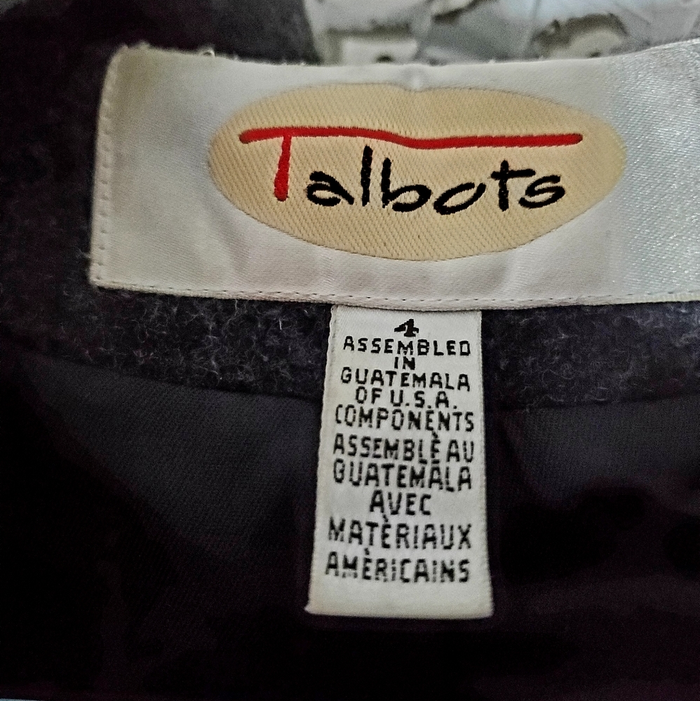 COAT TALBOTS Wool very warm - Picture 2 of 11